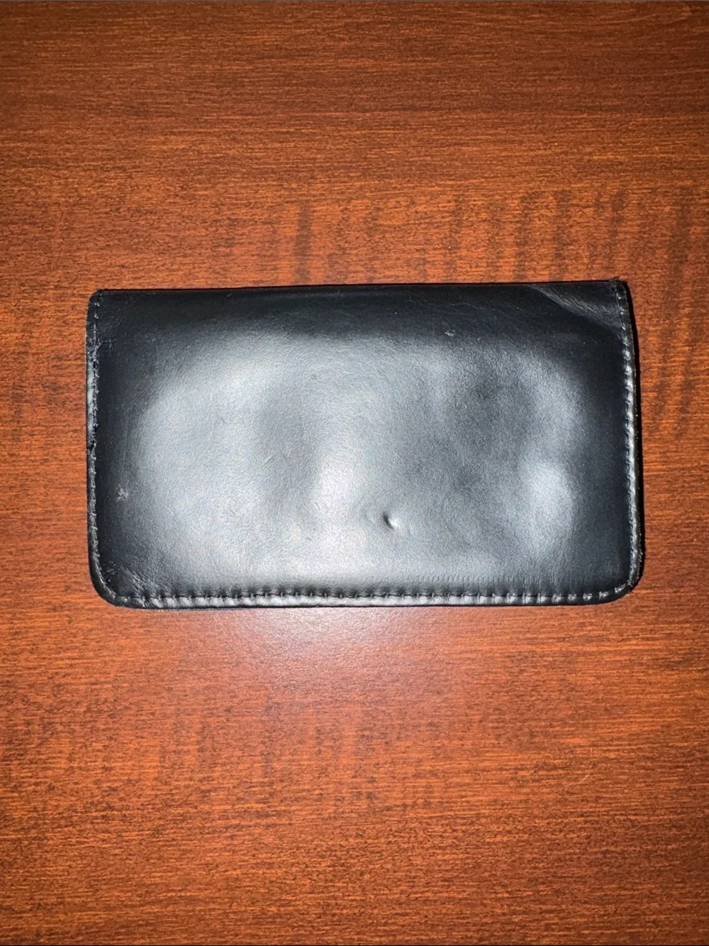 Harley Davidson Top Grain Genuine Cowhide Leather Biker Wallet Eagle Snap